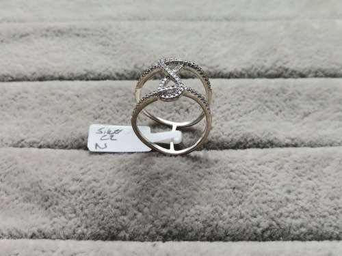 Unique Silver Infinity Ring