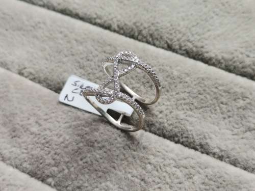 Unique Silver Infinity Ring