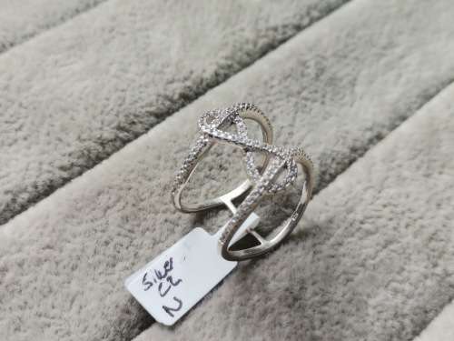 Unique Silver Infinity Ring