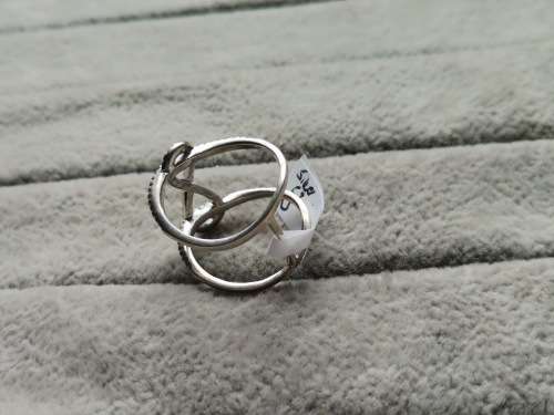 Unique Silver Infinity Ring