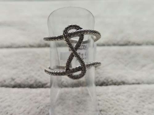 Unique Silver Infinity Ring