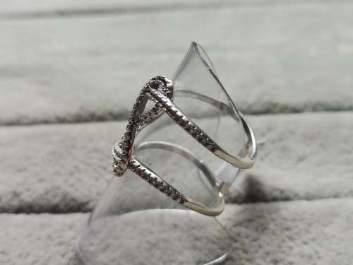 Unique Silver Infinity Ring