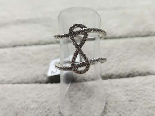 Unique Silver Infinity Ring