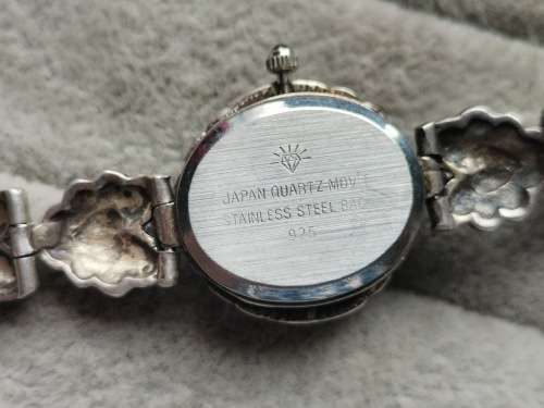 DISCOUNT!! Detailed Silver and Marcasite Watch