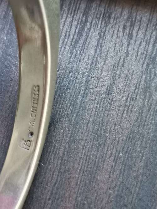 Unique Silver Bangle