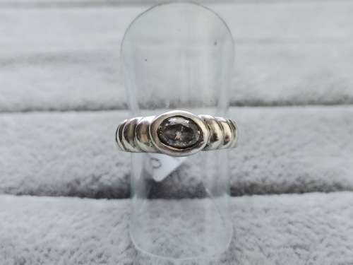 DISCOUNT!! Silver Solitaire Ring