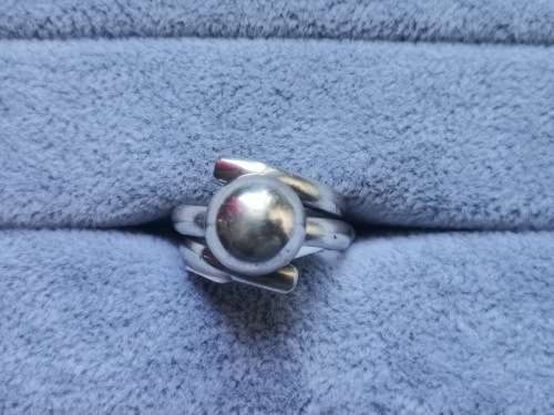 DISCOUNT!! Unique Silver Adjustable Ring
