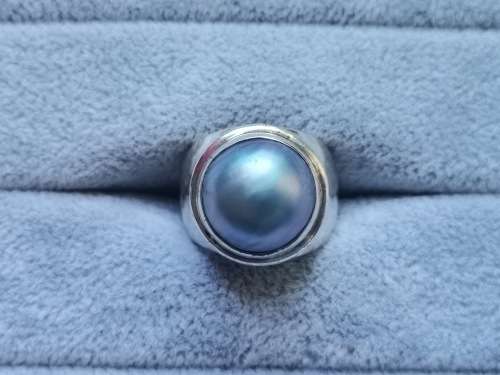 Magnificent Silver Pearl Ring