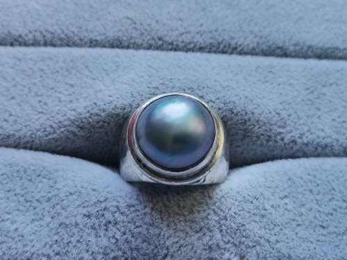 Magnificent Silver Pearl Ring