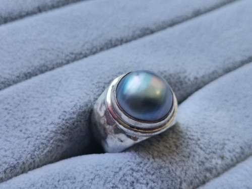 Magnificent Silver Pearl Ring