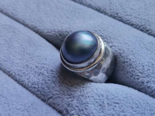 Magnificent Silver Pearl Ring