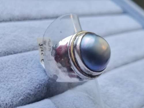 Magnificent Silver Pearl Ring
