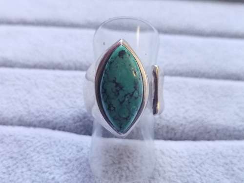 DISCOUNT!! Adjustable Silver  Turquoise Ring