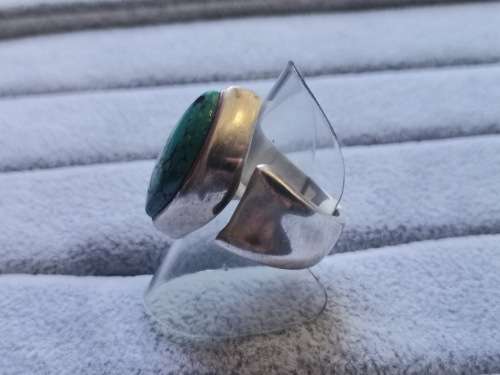 DISCOUNT!! Adjustable Silver  Turquoise Ring