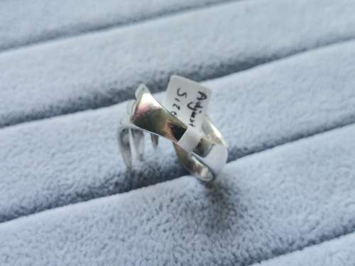 DISCOUNT!! Unique Silver Adjustable Ring