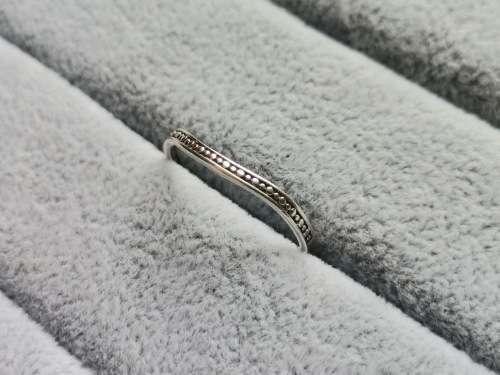 DISCOUNT!! Curved Silver Ring