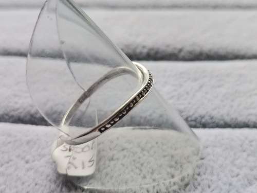 DISCOUNT!! Curved Silver Ring