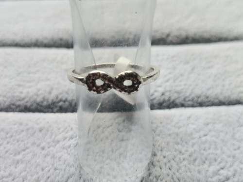 DISCOUNT!! Dainty Silver Infinity Ring