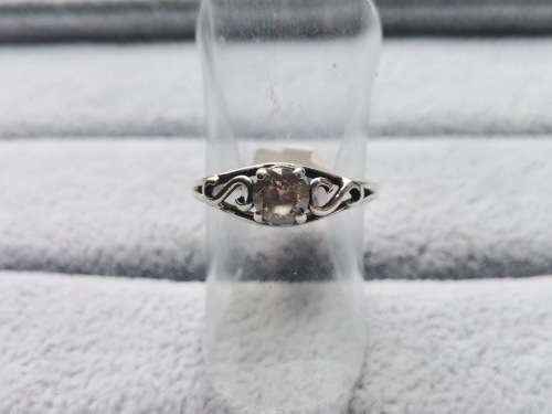 DISCOUNT!! Silver Solitaire Ring