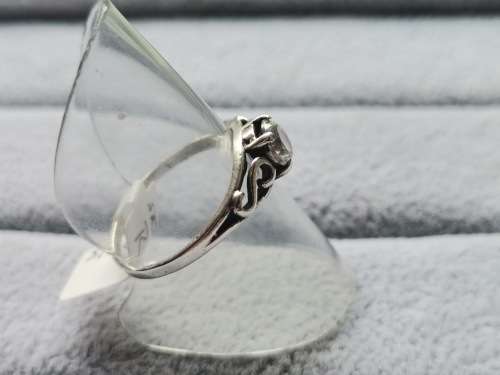 DISCOUNT!! Silver Solitaire Ring
