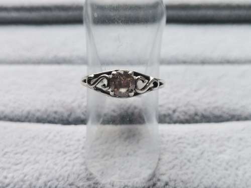DISCOUNT!! Silver Solitaire Ring