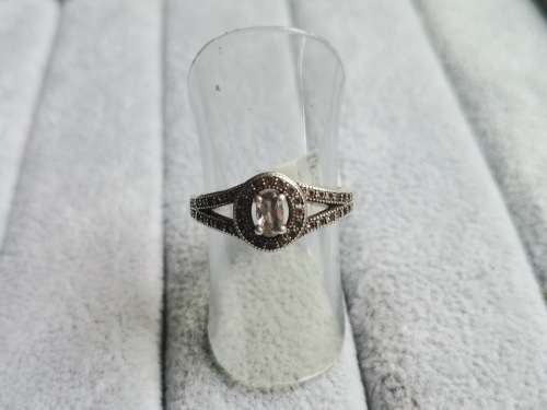 DISCOUNT!! Silver Halo Ring