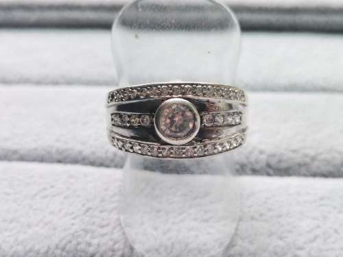 Dazzling Silver Ring