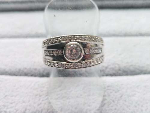 Dazzling Silver Ring