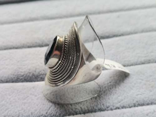 Silver Onyx Ring