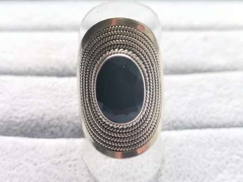 Silver Onyx Ring