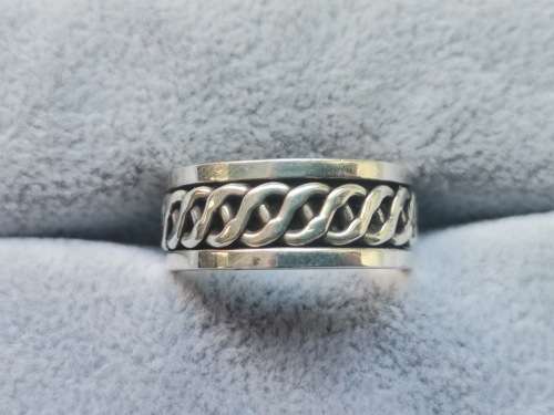 DISCOUNT!! Silver Fidget Ring