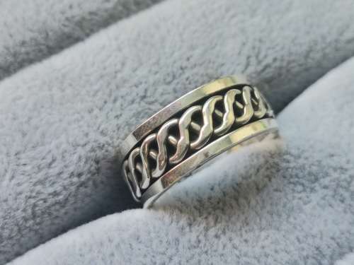 DISCOUNT!! Silver Fidget Ring