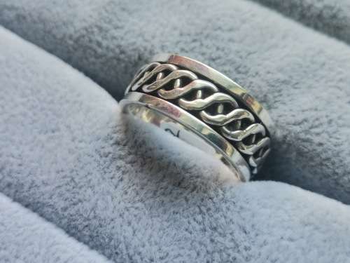 DISCOUNT!! Silver Fidget Ring