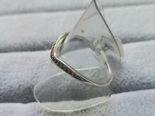 Silver Half-Eternity Ring