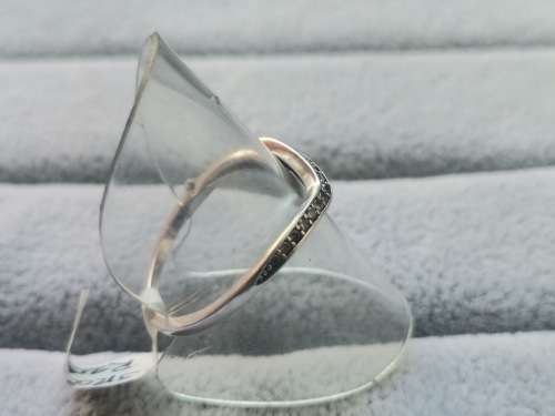Silver Half-Eternity Ring