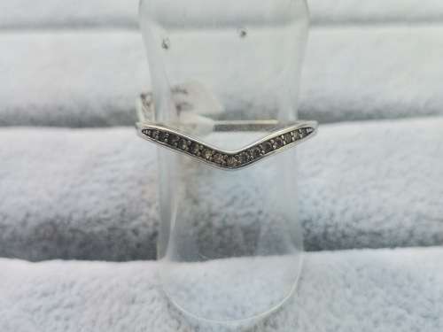 Silver Half-Eternity Ring