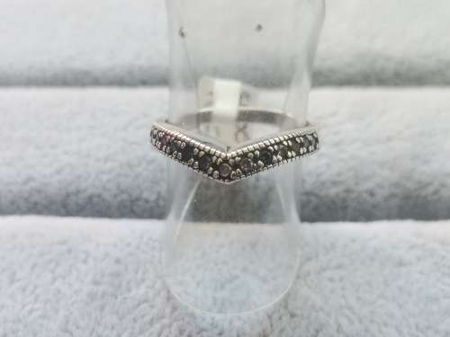 DISCOUNT!! Silver Half-Eternity Ring