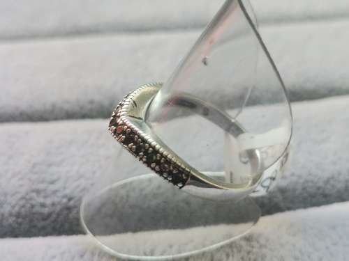 DISCOUNT!! Silver Half-Eternity Ring