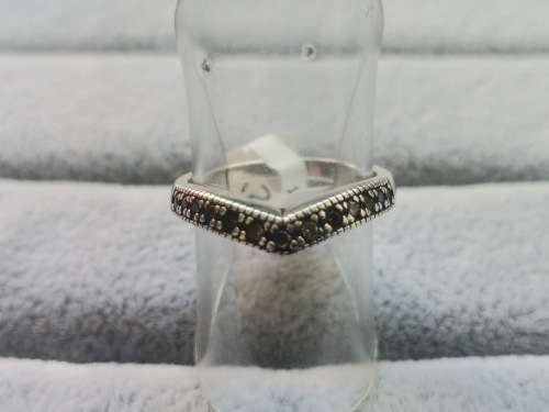 DISCOUNT!! Silver Half-Eternity Ring