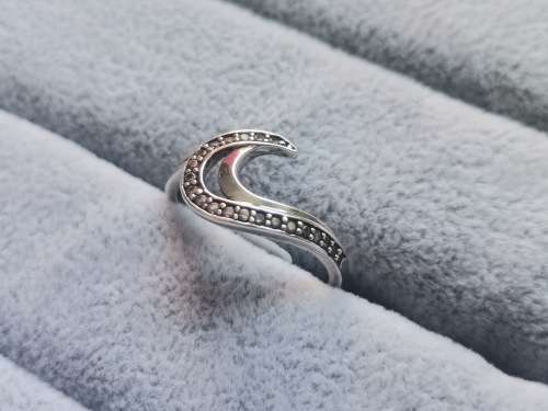 Silver Ocean Ring