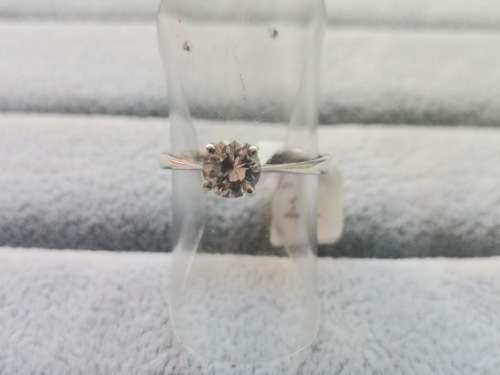 DISCOUNT!! Silver Solitaire Ring