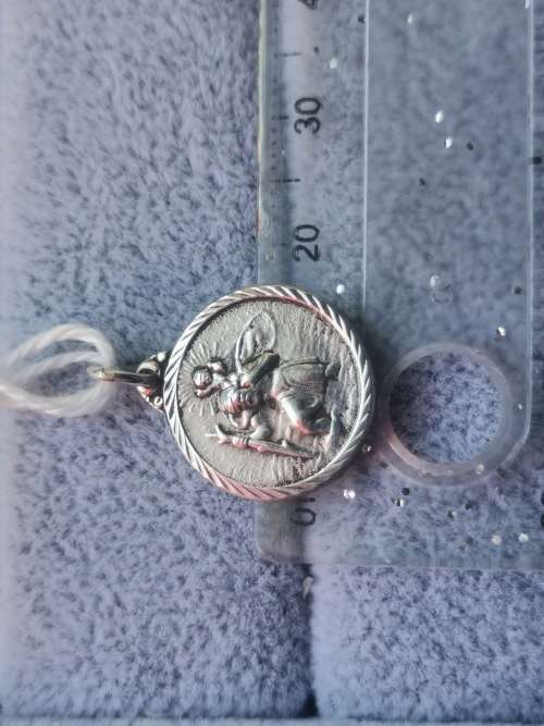 Silver St. Christopher Pendant