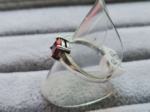 DISCOUNT!! Silver Solitaire Ring