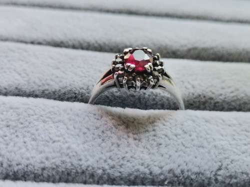 Dazzling Silver Ring