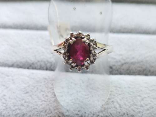 Dazzling Silver Ring