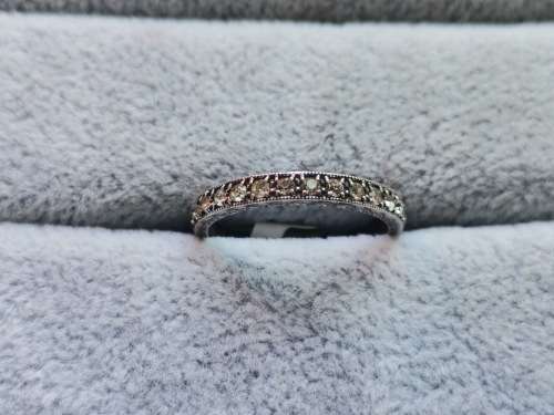 *R1 Auction* Silver Full Eternity Ring