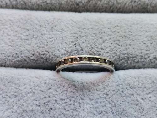 DISCOUNT!! Silver Full Eternity Ring