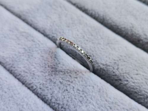 Silver Half Eternity Ring