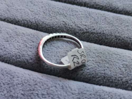 Silver Half Eternity Ring