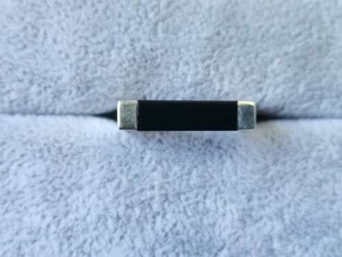 DISCOUNT!! Silver Thomas Sabo Onyx Ring
